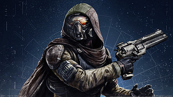 Destiny Pistols Warrior Revolver Hood headgear mask sci-fi weapon gun | | 195703 | UP HD wallpaper