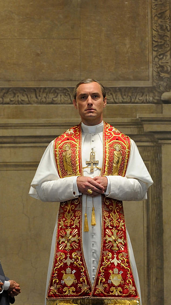 Jude Law, The Young Pope, Best TV series, Ecclesiastical drama HD phone wallpaper