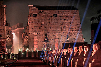 Luxor, Egypt, Avenue of the Sphinxes, Ancient road, Connecting history HD wallpaper