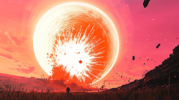 Celestial Cataclysm: of Planet Destruction, Planet Destruction, explosion HD wallpaper
