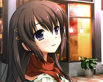Akane Tachibana, cute, long hair, beauty, nice, lady, maiden, , adorable, female, sexy, sweet, hot, girl, beautiful, close up, kawaii, anime girl, anime, pretty, brown hair, lovely HD wallpaper