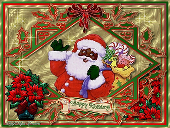 Santa, winter, holiday, snow, christmas HD wallpaper