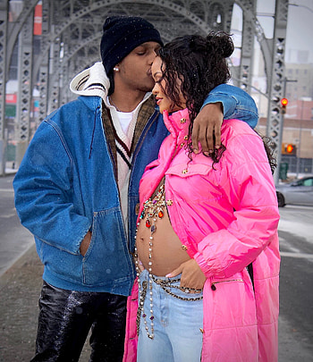 Rihanna and ASAP Rocky, shoot, Next level, The New York Times HD phone wallpaper