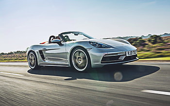 Porsche Boxster, , highway, 2021 cars, UK-spec, supercars, Porsche 982, 2021 Porsche Boxster, german cars, Porsche HD wallpaper