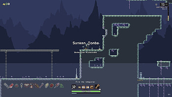 Risk of Rain Windows Starting level three, the Sunken Tombs. HD wallpaper