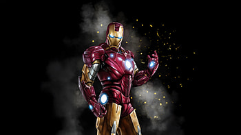 Tony Stark Ultimate Suit, iron-man, superheroes, artwork, digital-art, deviantart HD wallpaper
