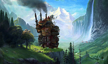 Howl's Moving Castle HD wallpaper