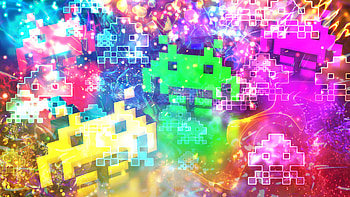 Space Invaders , space-invaders, games, deviantart HD wallpaper