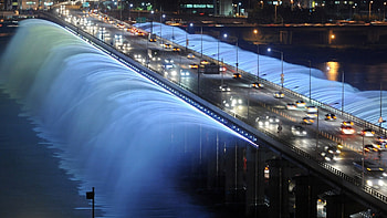 Banpo Bridge, Seoul (Korea) HD wallpaper