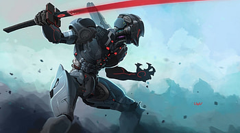 Fantasy, e, scifi, warrior HD wallpaper