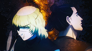 Orb On The Movements of The Earth : Badeni & Oczi With Universe Background, Orb: On The Movements Of The Earth, Universe, Anime HD wallpaper