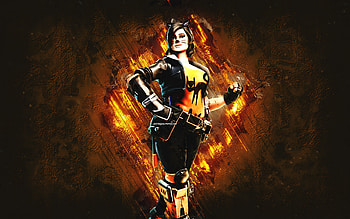 Fortnite Cat Penny Skin, Fortnite, main characters, orange stone background, Cat Penny, Fortnite skins, Cat Penny Skin, Cat Penny Fortnite, Fortnite characters HD wallpaper