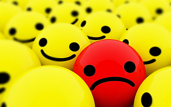 3D Smiley Balls, balls, abstract, smiley, 3d HD wallpaper