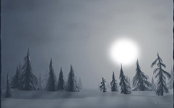 Snow, Winter, Artistic, Nature HD wallpaper