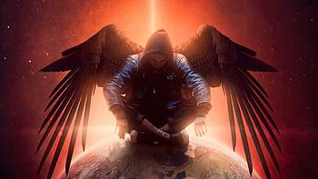 Angel Planet Boy , angel, artist, artwork, digital-art HD wallpaper