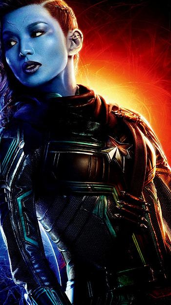 Captain Marvel, doctor minerva, hollywood movie, 2019, gemma chan HD phone wallpaper