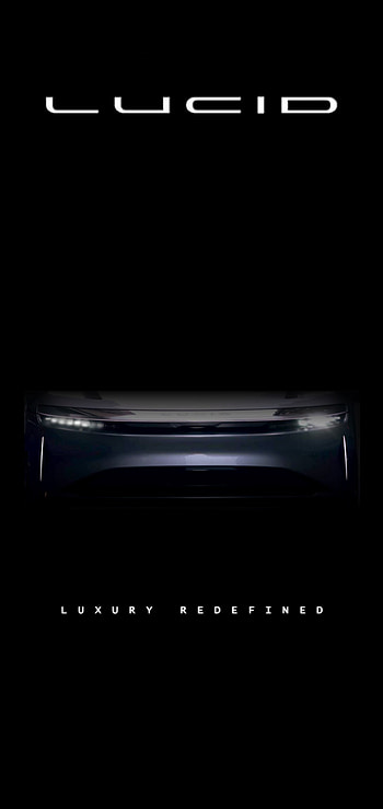 Lucid Luxury, Car, note 10, electric, Air, Black, Samsung HD phone wallpaper