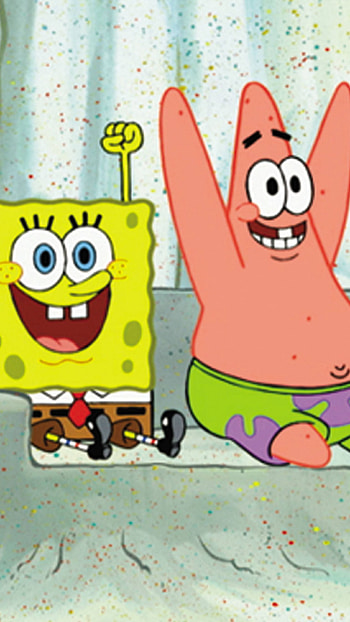spongebob, patrick star, sponge bob, laughing HD phone wallpaper