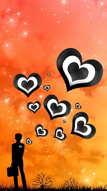 L Love You, Love, Heart Painting HD phone wallpaper