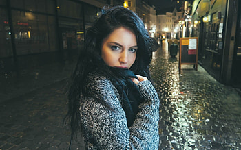 Aurela Skandaj, Glamour graphy, Beautiful, Beauty HD wallpaper
