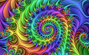 Abstract Fractal F, computer graphics, art, beautiful, high quality, illustration, artwork, wide screen, painting, abstract HD wallpaper
