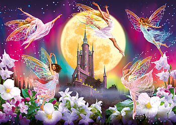 Fairies, Flowers, Castle, And HD wallpaper