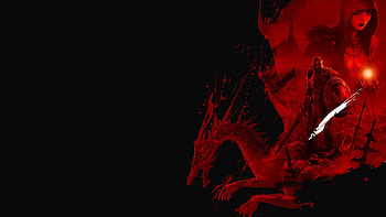 black and red game HD wallpaper
