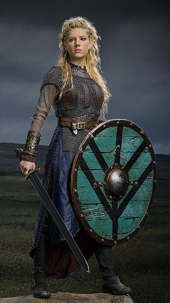 Katheryn winnick, lagretha, vikings, tv show HD phone wallpaper