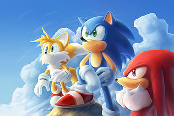 Knuckles the Echidna, Gaming, Sonic character, Retro HD wallpaper