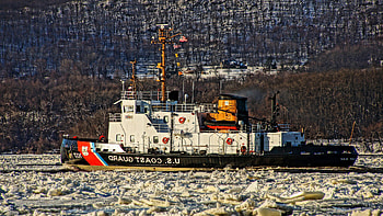 Winter Boat, winter, boat, others HD wallpaper