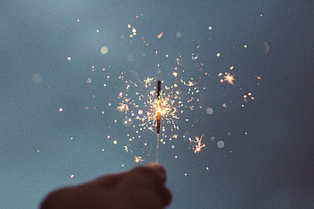 Holidays, Shine, Sparks, Brilliance, Sparkler HD wallpaper