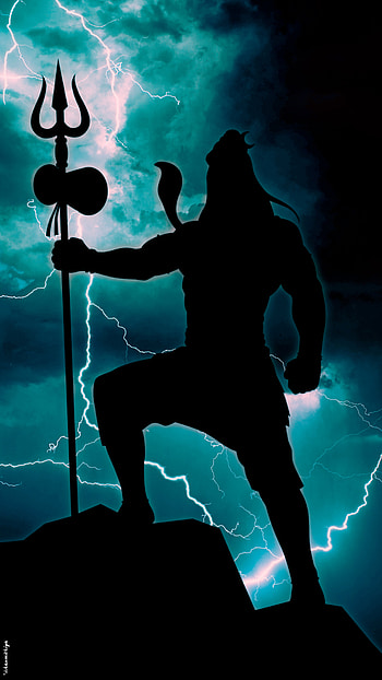 Mahadev, cloud, standing, shivshankar, bholenath, shiv, god, vibes HD phone wallpaper