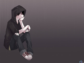 Boy Drench in Rain, emotion, drench, rain, boy, 3d, alone, , 1600x1200 HD wallpaper