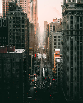 Cities, City, Building, View From Above, Road, Megapolis, Megalopolis HD phone wallpaper