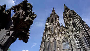 Cologne Cathedral, Religious activity, Metallic accents, Jooinn's HD wallpaper