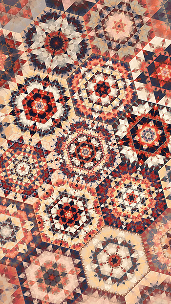 Artwork, hexagonal, pattern, fractal HD phone wallpaper