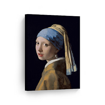 Smile art design, Girl with a Pearl Earring, Johannes Vermeer, Canvas print HD phone wallpaper