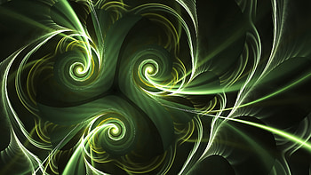 Abstract, Fractal, Glow, Spiral, Swirling, Spirals, Involute HD wallpaper