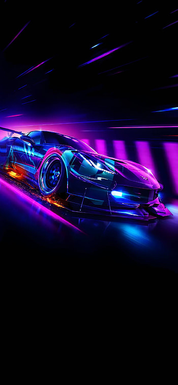 Supercar, headlamp, amoled, automotive_design, car, black, dark, vehicle HD phone wallpaper