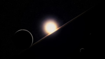 Stars, Planets, Universe, Sun, Slope, Gradient HD wallpaper