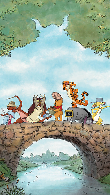 Winnie the Pooh Animation, Sony Xperia HD phone wallpaper
