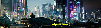 Cyberpunk 2077 Dual Monitor HD wallpaper