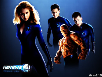 Fantastic Four, invisible woman, the thing, human torch, mr fantastic, fantastic 4 HD wallpaper
