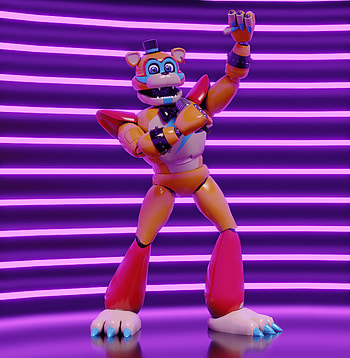 Glamrock Freddy, GlamrockFreddy, FnafSecurityBreach HD phone wallpaper