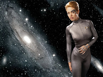 JERI RYAN AS SEVEN OF NINE 'HUMAN DEASSIMILATED BORG' (ANNIKA HANSEN), action, tvshow, entertainment, usa HD wallpaper