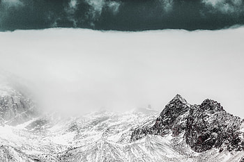 Landscape, Nature, Mountains, Snow, Vertex, Tops, Snow Covered, Snowbound HD wallpaper
