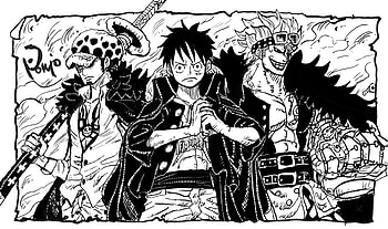 Law, Luffy, and Kid, Anime, One Piece, Trafalgar Law, Monkey D. Luffy, Eustass Kid HD wallpaper