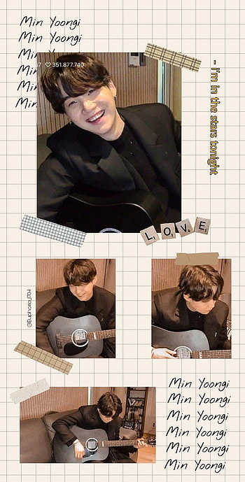 Suga, graph, smile HD phone wallpaper