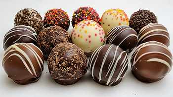 Indulge in Decadent Chocolate Truffles - Ultra, chocolate, dessert, sweets HD wallpaper