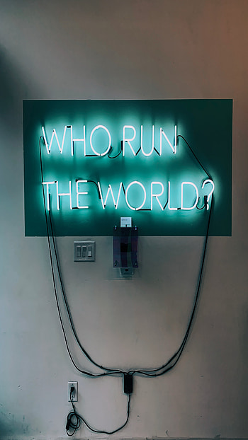 Words, Wall, Neon, Backlight, Illumination, Inscription, Question HD phone wallpaper